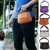 Maxbell Maxbell Hands Free Pet Treat Pouch Snack Bag Training Treat Waist Bag Purple