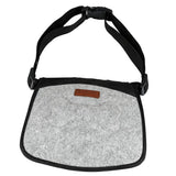 Maxbell Maxbell Hands Free Pet Treat Pouch Snack Bag Training Treat Waist Bag Gray