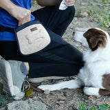 Maxbell Maxbell Hands Free Pet Treat Pouch Snack Bag Training Treat Waist Bag Gray