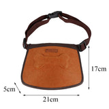 Maxbell Maxbell Hands Free Pet Treat Pouch Snack Bag Training Treat Waist Bag Brown