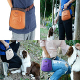 Maxbell Maxbell Hands Free Pet Treat Pouch Snack Bag Training Treat Waist Bag Brown