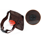 Maxbell Maxbell Hands Free Pet Treat Pouch Snack Bag Training Treat Waist Bag Brown