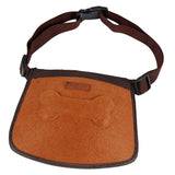Maxbell Maxbell Hands Free Pet Treat Pouch Snack Bag Training Treat Waist Bag Brown