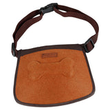 Maxbell Maxbell Hands Free Pet Treat Pouch Snack Bag Training Treat Waist Bag Brown
