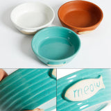 Maxbell Maxbell Pet Dog Food Feeder Cat Water Bowl Feeding Bowl Dish Container Green