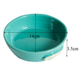 Maxbell Maxbell Pet Dog Food Feeder Cat Water Bowl Feeding Bowl Dish Container Green