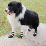 Maxbell Maxbell 4Pcs Dog Boots Waterproof Pet Puppy Reflective Neoprene Shoes Booties 7#