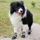 Maxbell Maxbell 4Pcs Dog Boots Waterproof Pet Puppy Reflective Neoprene Shoes Booties 8#