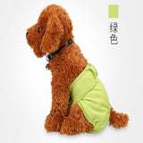 Maxbell Maxbell Female Pet Dog Puppy Pants Bitch Season Menstrual Sanitary Nappy Diaper Green S