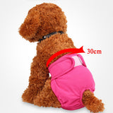 Maxbell Maxbell Female Pet Dog Puppy Pants Bitch Season Menstrual Sanitary Nappy Diaper Green S