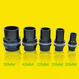 Maxbell 2 pcs Fish Tank Tube Pipe Joint Aquarium Pipe Connector Coupler Adapter