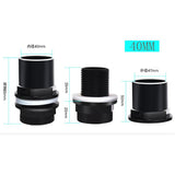 Maxbell 2 pcs Fish Tank Tube Pipe Joint Aquarium Pipe Connector Coupler Adapter