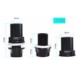 Maxbell 2 pcs PVC Fish Tank Tube Pipe Joint Aquarium Pipe Connector Coupler Adapter