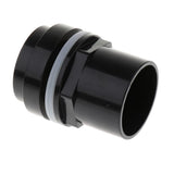 Maxbell 2 pcs PVC Fish Tank Tube Pipe Joint Aquarium Pipe Connector Coupler Adapter