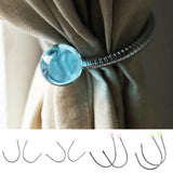 Maxbell 2-piece Iron Wire Window Curtain Hook Drapery Tieback Hanger Holder Purple - Aladdin Shoppers