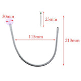 Maxbell 2-piece Iron Wire Window Curtain Hook Drapery Tieback Hanger Holder Purple - Aladdin Shoppers