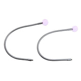 Maxbell 2-piece Iron Wire Window Curtain Hook Drapery Tieback Hanger Holder Purple - Aladdin Shoppers