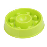 Maxbell Maxbell Healthy Pet Dog Cat Puppy Interactive Slow Food Feeder Bowl Dish  Green