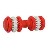 Maxbell Maxbell Dumbbell Pet Chew Toy Puppy Dog Teeth Gum Cleaning Training Play Toy Red_S