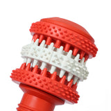 Maxbell Maxbell Dumbbell Pet Chew Toy Puppy Dog Teeth Gum Cleaning Training Play Toy Red_S