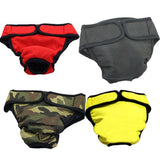 Maxbell 2 pcs Dog Physiological Pants Femal Dogs Sanitary Pant Diaper Black Red L