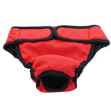 Maxbell 2 pcs Dog Physiological Pants Femal Dogs Sanitary Pant Diaper Black Red L