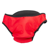 Maxbell 2 pcs Dog Physiological Pants Femal Dogs Sanitary Pant Diaper Black Red L