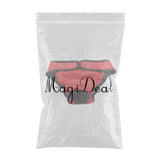 Maxbell 2 pcs Dog Physiological Pants Femal Dogs Sanitary Pant Diaper Black Red L