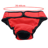 Maxbell 2 pcs Dog Physiological Pants Femal Dogs Sanitary Pant Diaper Black Red L