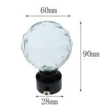 Maxbell 2-Piece Decorative Window Curtain Pole Rod End Cap Final Head 28mm 2# - Aladdin Shoppers