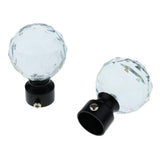 Maxbell 2-Piece Decorative Window Curtain Pole Rod End Cap Final Head 28mm 2# - Aladdin Shoppers
