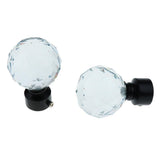 Maxbell 2-Piece Decorative Window Curtain Pole Rod End Cap Final Head 28mm 2# - Aladdin Shoppers