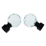 Maxbell 2-Piece Decorative Window Curtain Pole Rod End Cap Final Head 28mm 2# - Aladdin Shoppers