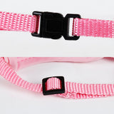 Maxbell Maxbell Mesh Pet Cat Kitten Adjustable Harness Walking Lead Leash Chest Strap Pink