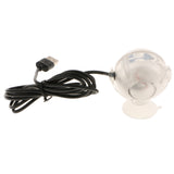 Maxbell Maxbell Fish Tank Amphibious Submersible Mini LED Spotlight Lamp EU Plug Red