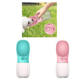 Maxbell Maxbell Portable Travel Pet Dog Leakproof Water Bottle Drinking Bowl Feeder  Blue