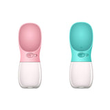 Maxbell Maxbell Portable Travel Pet Dog Leakproof Water Bottle Drinking Bowl Feeder  Blue