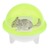 Maxbell Maxbell UFO Hamster Gerbille Pet Bathroom Cage Bath Sand Shovel Toy Toilet Yellow