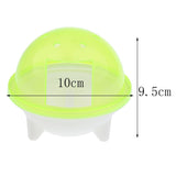 Maxbell Maxbell UFO Hamster Gerbille Pet Bathroom Cage Bath Sand Shovel Toy Toilet Yellow