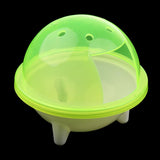 Maxbell Maxbell UFO Hamster Gerbille Pet Bathroom Cage Bath Sand Shovel Toy Toilet Yellow