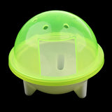 Maxbell Maxbell UFO Hamster Gerbille Pet Bathroom Cage Bath Sand Shovel Toy Toilet Yellow