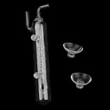 Maxbell Maxbell Glass Aquarium Tank CO2 Diffuser Bubble Counter With Suction Cup Spiral