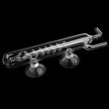 Maxbell Maxbell Glass Aquarium Tank CO2 Diffuser Bubble Counter With Suction Cup Spiral