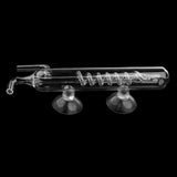 Maxbell Maxbell Glass Aquarium Tank CO2 Diffuser Bubble Counter With Suction Cup Spiral