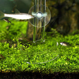 Maxbell 2 PCS Aquarium Glass Shrimp Feeding Tube Food Dish Pipe Holder 400,300mm
