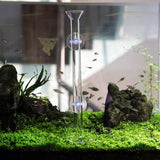 Maxbell 2 PCS Aquarium Glass Shrimp Feeding Tube Food Dish Pipe Holder 400,300mm
