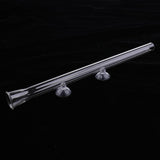 Maxbell 2 PCS Aquarium Glass Shrimp Feeding Tube Food Dish Pipe Holder 400,300mm