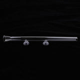 Maxbell 2 PCS Aquarium Glass Shrimp Feeding Tube Food Dish Pipe Holder 400,300mm
