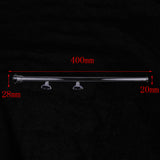 Maxbell 2 PCS Aquarium Glass Shrimp Feeding Tube Food Dish Pipe Holder 400,300mm