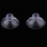 Maxbell 2 PCS Aquarium Glass Shrimp Feeding Tube Food Dish Pipe Holder 400,300mm